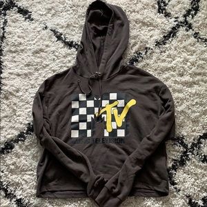 mtv h&m crop top sweatshirt